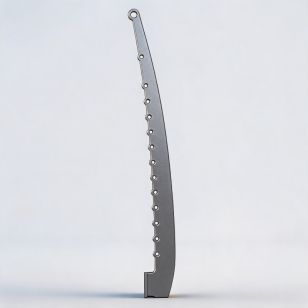 Photo du poteau design contemporain de garde corps acier pont de bateau à l'anglaise 13 lisses 12 mm main courante 26,9 mm