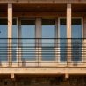 Garde corps terrasse ou balcon acier design en kit avec 12 lisses et main courante