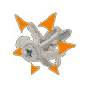 Cheville universelle matériaux pleins ou creux 6X30 mm avec collerette