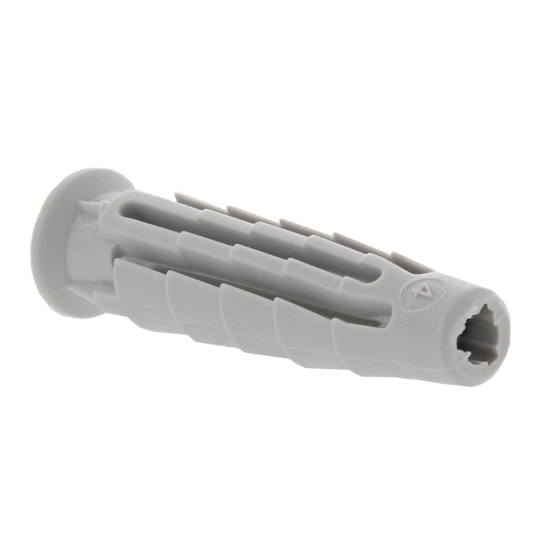 Cheville universelle matériaux pleins ou creux 6X30 mm avec collerette