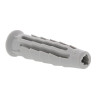 Cheville universelle matériaux pleins ou creux 6X30 mm avec collerette