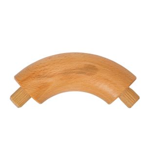 Coude à 90° en hêtre pour main courante bois diamètre 42 mm angle droit arrondi