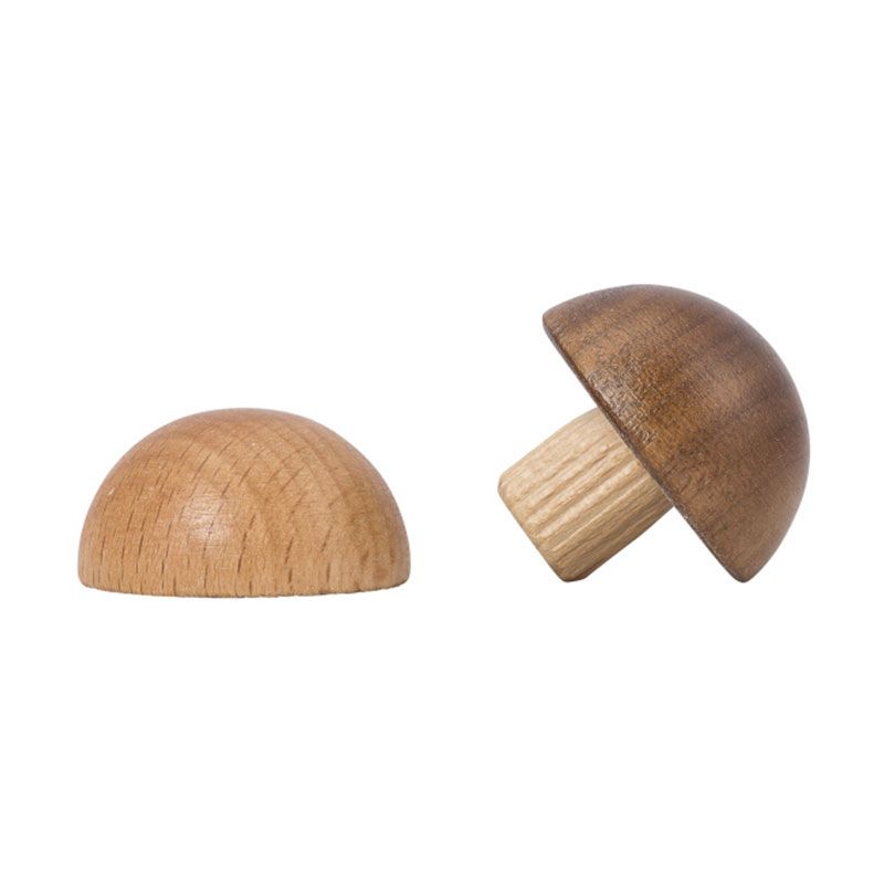 Terminaison en hêtre pour main courante bois diamètre 42 mm angle droit arrondi