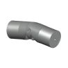 Départ mural ou raccord orientable en inox pour mains courantes en bois diamètre 42mm