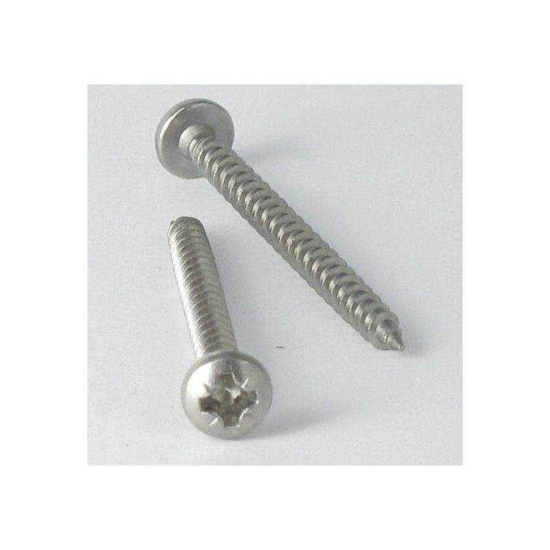 Vis inox bois 5x35 mm empreinte pozidrive cruciforme