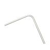 Coude creux inox 316 brossé 250x250mm pour passage de câble diamètre 4 et 6mm dans les angles