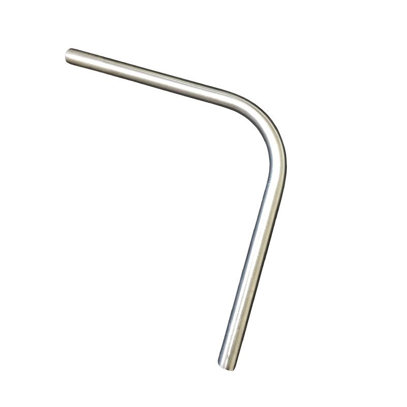 Coude creux inox 304 brossé 200x200mm pour passage de câble diamètre 4mm dans les angles