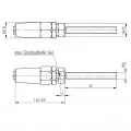 Embout à tige et à mandrin en inox 316 pour câble 4 mm 1