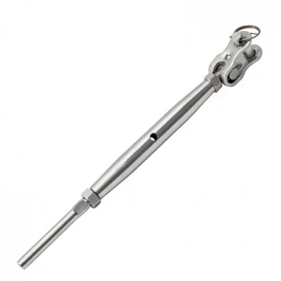 Tendeur de câble à une chape et un embout à sertir pour câble 4 mm