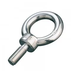 Anneau diamètre 16 mm à tige filetée M6 en inox 316