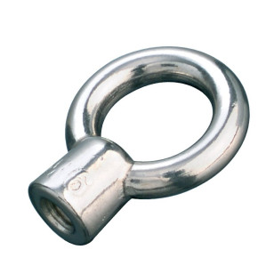 Anneau diamètre 16 mm taraudage M6 en inox 304