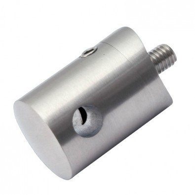Support pour câble 4 mm en inox pour poteau carré ou rectangulaire
