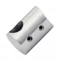 Support de lisse ø12 mm transversal pour tube ø42,4 mm inox 304 brossé 0
