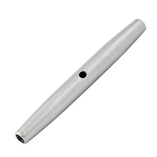 Corps de tendeur en inox 316 avec filetages M10 à gauche et à droite