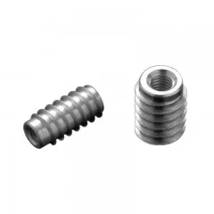 Insert bois taraudé M8 x 23 mm