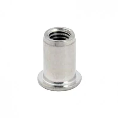 Rivet fileté en inox 304, filetage M6, 14 mm, pour tube inox