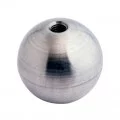 Boule déco en inox pleine diamètre 15 mm, trou taraudé M6 0