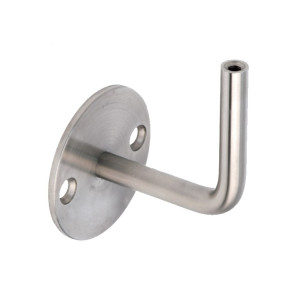 Support mural de main courante à angle droit en inox 304 brossé