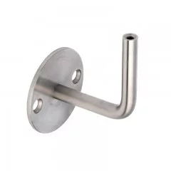 Support mural de main courante à angle droit en inox 304 brossé