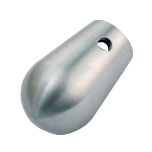 Terminaison conique  de lisse de garde corps 10 mm inox 304 brossé