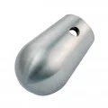 Terminaison conique de lisse de garde corps 12 mm inox 304 brossé 0