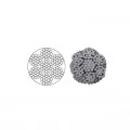 Câble inox 316 diamètre 6 mm coupé à la mesure, le mètre : 1