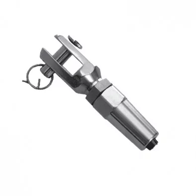 Embout à chape et à mandrin en inox 316 pour câble 4 mm