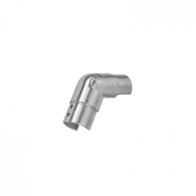 Coude orientable intérieur de tube à gorge ø 42,4 mm inox 316 brossé Coude orientable intérieur de tube à gorge ø 42,4 mm inox 316 brossé