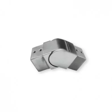 Coude orientable intérieur de tube à gorge 40 x 40 mm inox 316 brossé Coude orientable intérieur de tube à gorge 40 x 40 mm inox 316 brossé