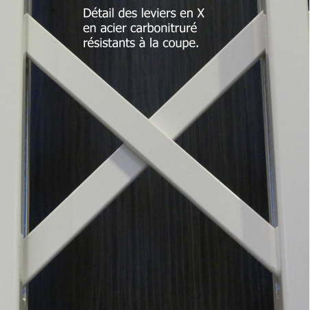 Grille de défense coulissante contemporaine modèle XL-SECURIT 