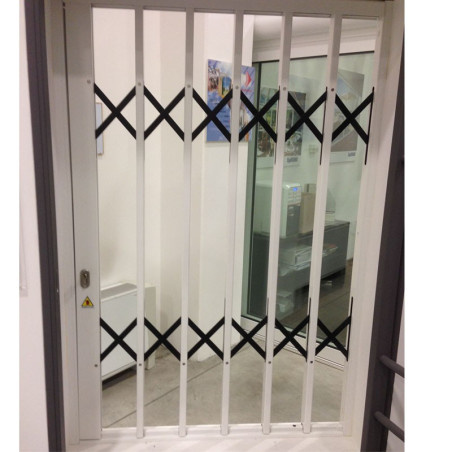 Grille de défense coulissante contemporaine modèle XL-SECURIT 