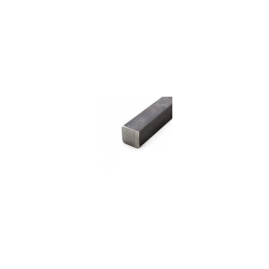 Barre Acier Carré Plein 8x8mm - 1 Mètre - Métallerie Bricolage - S235JR+AR