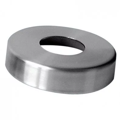 Cache-platine ø 105mm pour tube ø 42,4mm hauteur 16mm inox 304 brossé