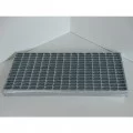 Caillebotis sur mesure pressé en acier galvanisé maille 19/30 et porteurs 30/3 mm 0