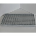 Caillebotis sur mesure pressé en acier galvanisé maille 30/30 et porteurs 30/2 mm 0