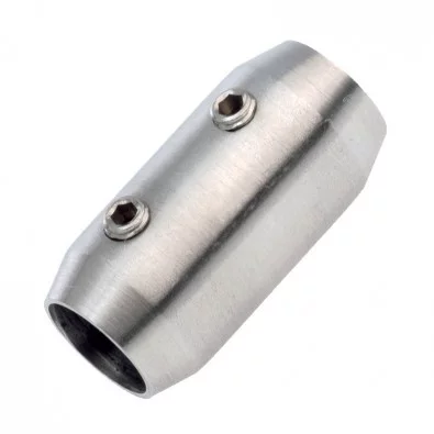 Raccord de lisses diamètre 10 mm en inox 304 brossé