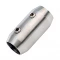 Raccord de lisses diamètre 12 mm en inox 304 brossé 0