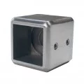 Barre d'appui de fenêtre carrée en inox brossé section 30 x 30 mm 3