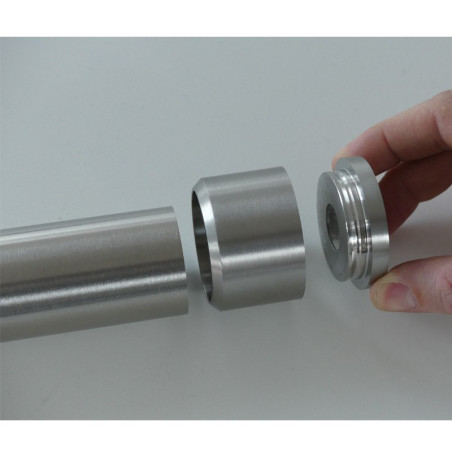 Embout inox mural de rambarde de fenetre en inox 