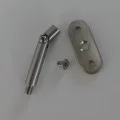 Support tige orientable pour main courante ø 42,4 x 2 mm inox 304 brossé 1
