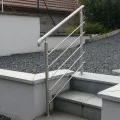 Garde corps à 5 barres en inox en kit à la française : rampe escalier, terrasse, balcon, mezzanine 38