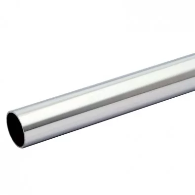 Main courante longueur 1 mètre diamètre 42,4 mm épaisseur 2 mm en inox 304 brossé grain 220 Main courante longueur 1 mètre diamètre 42,4 mm épaisseur 2 mm en inox 304 brossé grain 220