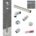 Rampe d'accès inox en kit avec BAGUE pour escalier, terrasse ou plateforme : qualité et prix ! 15