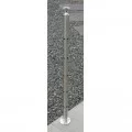 Poteau d'angle à 90° garde corps inox remplissage 5 barres ø 12 mm sobre et élégant 0