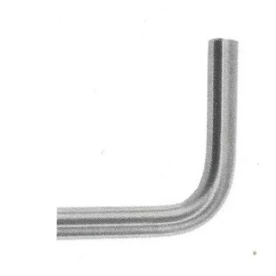 Coude à souder à 90° pour lisse de garde corps acier diamètre 12 mm