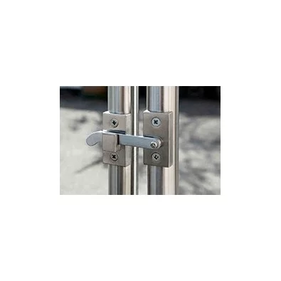 Verrou inox pour portillon inox sur tube 42,4 mm