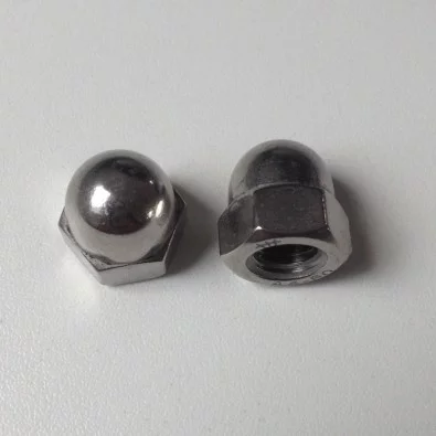 Ecrou décoratif borgne M10, inox AISI316 Ecrou décoratif borgne M10, inox AISI316