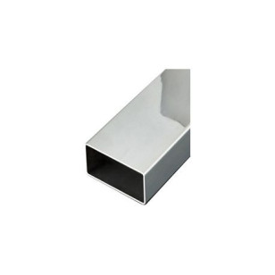 Tube rectangulaire 60 x 40 mm épaisseur 2 mm longueur 3 mètres en inox 304 brossé