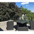 Garde corps terrasse acier design en kit 6 lisses et main courante 7