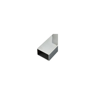 Tube rectangulaire 40 x 20 mm épaisseur 2 mm en inox 304 brossé grain 220 longueur 1 mètre